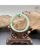 【肌容雪】天然緬甸A貨正陽綠叮噹翡翠手鐲 編號274 (鐲寬56.5mm #18號)