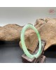 【肌容雪】天然緬甸A貨正陽綠叮噹翡翠手鐲 編號274 (鐲寬56.5mm #18號)