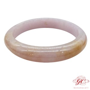【肌容雪】緬甸天然A貨翡翠冰粉灑金翡翠手鐲 編號436 (鐲寬55.6mm #18號)