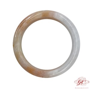 【肌容雪】緬甸天然A貨翡翠冰紅翡翠特色手鐲 編號541（鐲寬55.6mm ＃18號）