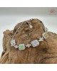 【肌容雪】緬甸天然A貨翡翠多彩翡翠手鍊 編號957 【肌容雪】緬甸天然A貨翡翠多彩翡翠手鍊 編號957