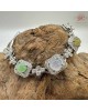 【肌容雪】緬甸天然A貨翡翠多彩翡翠手鍊 編號957 【肌容雪】緬甸天然A貨翡翠多彩翡翠手鍊 編號957