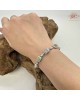 【肌容雪】緬甸天然A貨翡翠多彩翡翠手鍊 編號957 【肌容雪】緬甸天然A貨翡翠多彩翡翠手鍊 編號957