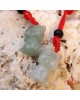 【肌容雪】緬甸天然A貨翡翠貓咪造型吊飾 編號966(深/淺)