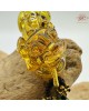 【肌容雪】貔貅黃琥珀項鏈繩 編號B112 【肌容雪】貔貅黃琥珀項鏈繩 編號B112