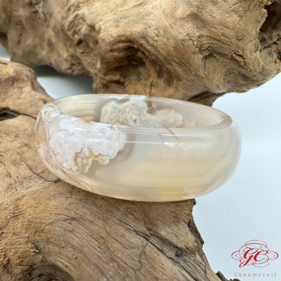 【肌容雪】櫻花瑪瑙手鐲 編號B167(鐲圍53.4mm #17.5號) 【肌容雪】櫻花瑪瑙手鐲 編號B167(鐲圍53.4mm #17.5號)
