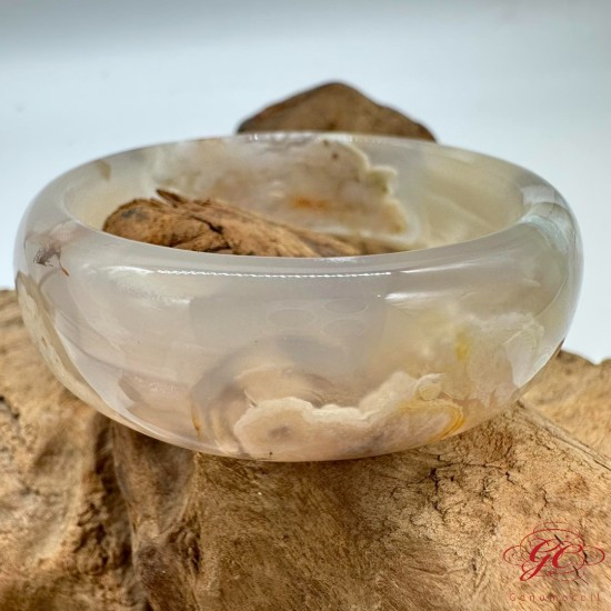 【肌容雪】櫻花瑪瑙手鐲 編號B167(鐲圍53.4mm #17.5號) 【肌容雪】櫻花瑪瑙手鐲 編號B167(鐲圍53.4mm #17.5號)