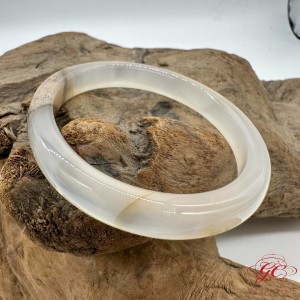 【肌容雪】櫻花瑪瑙手鐲 編號B169(鐲圍58.5mm #18.5號)