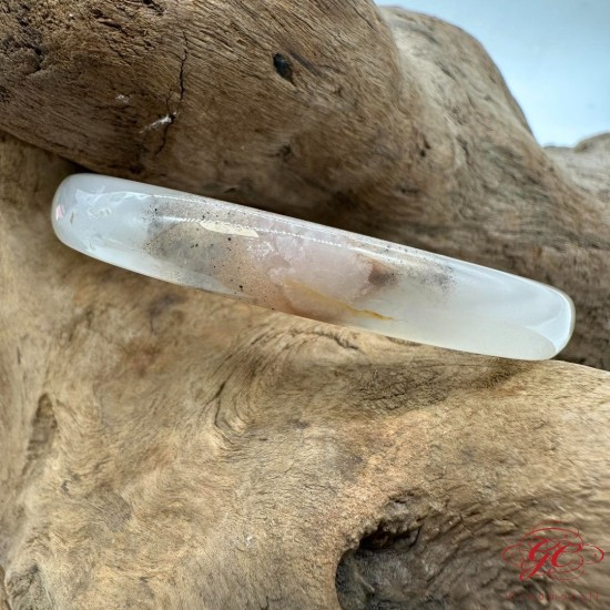 【肌容雪】櫻花瑪瑙手鐲 編號B169(鐲圍58.5mm #18.5號) 【肌容雪】櫻花瑪瑙手鐲 編號B169(鐲圍58.5mm #18.5號)