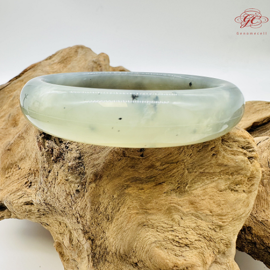 【肌容雪】岫玉手鐲 編號B174(鐲圍57.7mm #18號)