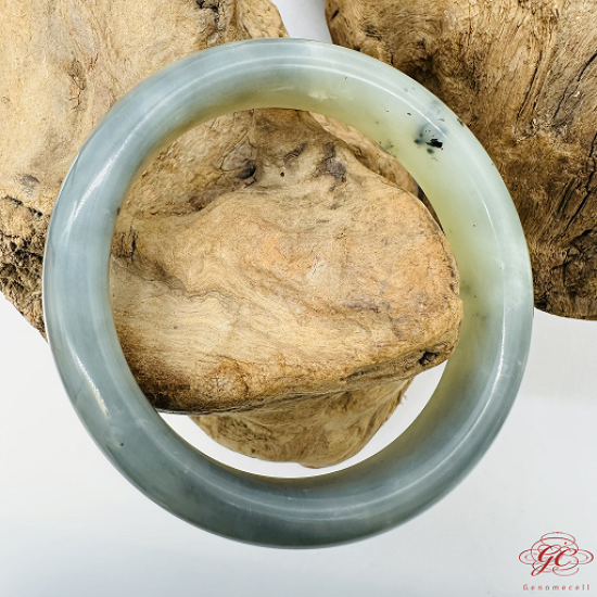 【肌容雪】岫玉手鐲 編號B174(鐲圍57.7mm #18號)