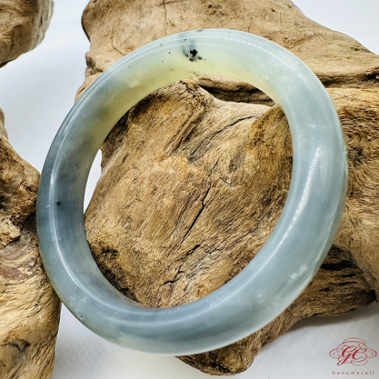 【肌容雪】岫玉手鐲 編號B174(鐲圍57.7mm #18號)