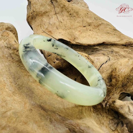 【肌容雪】岫玉手鐲 編號B175(鐲圍59mm #18.5號)