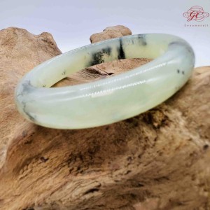 【肌容雪】岫玉手鐲 編號B175(鐲圍59mm #18.5號)