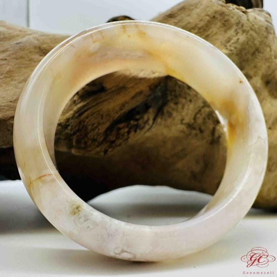 【肌容雪】櫻花瑪瑙手鐲 編號B177(鐲圍57.1mm #18號)