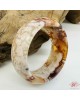 【肌容雪】焦糖色櫻花瑪瑙手鐲 編號B191(鐲圍56.2mm #17.5號)