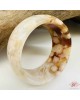 【肌容雪】焦糖色櫻花瑪瑙手鐲 編號B193(鐲圍57.1mm #18號)