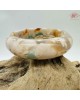 【肌容雪】蒂芬妮綠櫻花瑪瑙手鐲 編號B194(鐲圍56.1mm #17.5號)