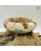 【肌容雪】蒂芬妮綠櫻花瑪瑙手鐲 編號B194(鐲圍56.1mm #17.5號)
