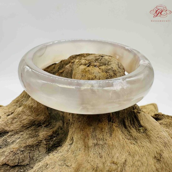 【肌容雪】櫻花瑪瑙手鐲 編號B196(鐲圍52.4mm #16.5號)