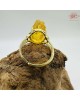 【肌容雪】貔貅造型黃琥珀戒指 編號B96戒圍18.8mm#15號 【肌容雪】貔貅造型黃琥珀戒指 編號B96戒圍18.8mm#15號