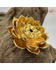 【肌容雪】老金蓮花造型線香座附盒 編號A26 【肌容雪】老金蓮花造型線香座附盒 編號A26