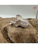 【肌容雪】老銀花朵造型吊墜附盒 編號A40 【肌容雪】老銀花朵造型吊墜附盒 編號A40