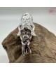 【肌容雪】老銀貔貅咬錢造型吊墜附盒 編號A41 【肌容雪】老銀貔貅咬錢造型吊墜附盒 編號A41
