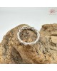 【肌容雪】老銀麻花造型戒指附盒 編號A43 【肌容雪】老銀麻花造型戒指附盒 編號A43