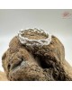 【肌容雪】老銀麻花造型戒指附盒 編號A43 【肌容雪】老銀麻花造型戒指附盒 編號A43