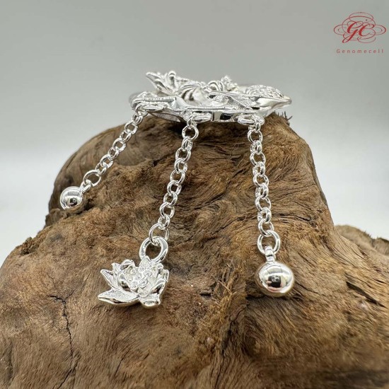 【肌容雪】魚躍蓮花造型吊墜附盒 編號A50 【肌容雪】魚躍蓮花造型吊墜附盒 編號A50