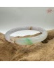 【肌容雪】天然緬甸A貨冰紫羅蘭綠飄花鑲金翡翠美人條 編號02(鐲圍59.6mm#19號) 【肌容雪】天然緬甸A貨冰紫羅蘭綠飄花鑲金翡翠美人條 編號02(鐲圍59.6mm#19號)