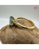 【肌容雪】藍鋯石戒指18mm#14號 編號D01 【肌容雪】藍鋯石戒指18mm#14號 編號D01