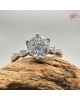 【肌容雪】六芒光流光鋯鑽戒指19.1mm#15號 編號D06 【肌容雪】六芒光流光鋯鑽戒指19.1mm#15號 編號D06