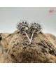 【肌容雪】星芒綻放鋯鑽耳環 編號D09
