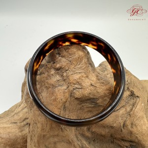 【肌容雪】天然美石玳玳手鐲 編號B232(鐲圍61.2mm#19.5號)