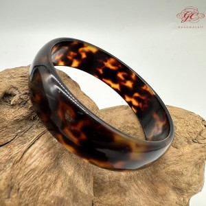 【肌容雪】天然美石玳玳手鐲 編號B232(鐲圍61.2mm#19.5號)