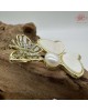 【肌容雪】雙蝶白貝天然珍珠胸針附收納盒 編號P13 【肌容雪】雙蝶白貝天然珍珠胸針附收納盒 編號P13