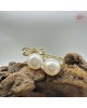 【肌容雪】蝴蝶結鑽飾天然珍珠耳環附收納盒 編號P20 【肌容雪】蝴蝶結鑽飾天然珍珠耳環附收納盒 編號P20