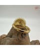 【肌容雪】金色天然珍珠日耀造型鑲鑽戒指附收納盒 編號P55 【肌容雪】金色天然珍珠日耀造型鑲鑽戒指附收納盒 編號P55