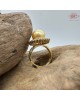 【肌容雪】金色天然珍珠日耀造型鑲鑽戒指附收納盒 編號P55 【肌容雪】金色天然珍珠日耀造型鑲鑽戒指附收納盒 編號P55