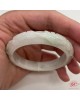 【肌容雪】天然緬甸A貨白底飄花雕工翡翠手鐲 編號78 (鐲寬 55.3mm #18號) 【肌容雪】天然緬甸A貨白底飄花雕工翡翠手鐲 編號78 (鐲寬 55.3mm #18號)