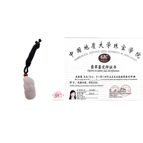 【肌容雪】天然緬甸紅春招財貔貅翡翠吊飾 編號112 【肌容雪】天然緬甸紅春招財貔貅翡翠吊飾 編號112