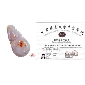 ★★★重拍情境圖★★★【肌容雪】天然緬甸A貨冰粉灑金翡翠葫蘆吊墜 編號118