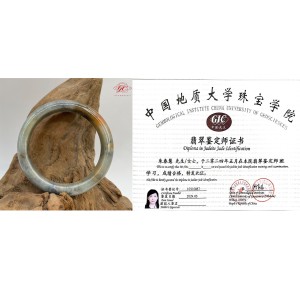 【肌容雪】天然緬甸A貨冰紅頭烏雞翡翠特色手鐲 編號170 (鐲寬59.1mm #19號)