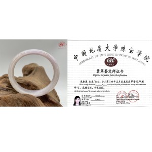 【肌容雪】天然緬甸A貨冰粉春撒金翡翠寬版貴妃手鐲 編號172 (鐲寬53.6mm #17.5號)