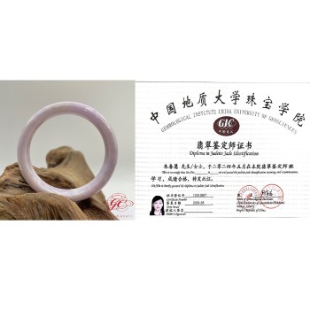 ★★★瑕疵品★★★【肌容雪】緬甸天然A貨翡翠手鐲 編號211(鐲寬58.1mm #19號)
