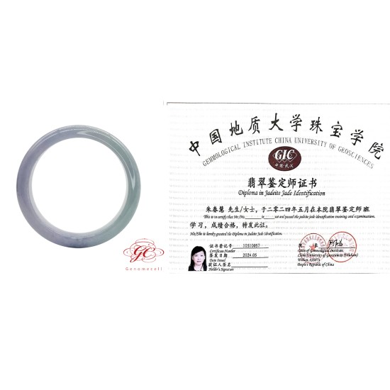 【肌容雪】天然緬甸春彩翡翠手鐲 編號221(鐲寬55.8mm #18號) 【肌容雪】天然緬甸春彩翡翠手鐲 編號221(鐲寬55.8mm #18號)