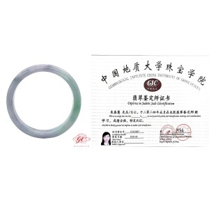 【肌容雪】天然緬甸翡翠手鐲A貨春帶彩美鐲 編號228(鐲寬60mm #19.5號)