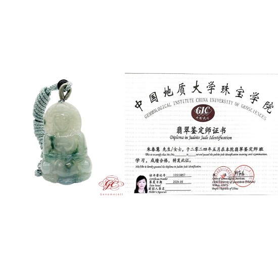 【肌容雪】緬甸天然A貨佛陀翡翠吊墜 編號88 【肌容雪】緬甸天然A貨佛陀翡翠吊墜 編號88